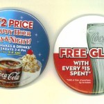 Steak N Shake glasses pins Free Glass with every $15 spent