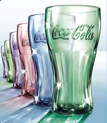 McD Coca Cola glasses USA